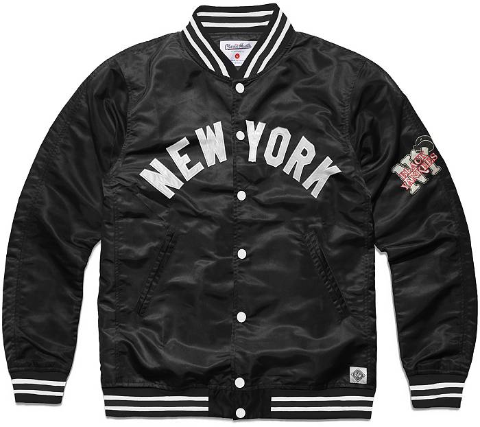 Charlie Hustle New York Black Yankees Black Full-Zip Varsity