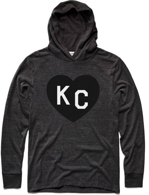 Charlie Hustle KC Heart Vintage Black Pullover Sweatshirt | Dick's ...