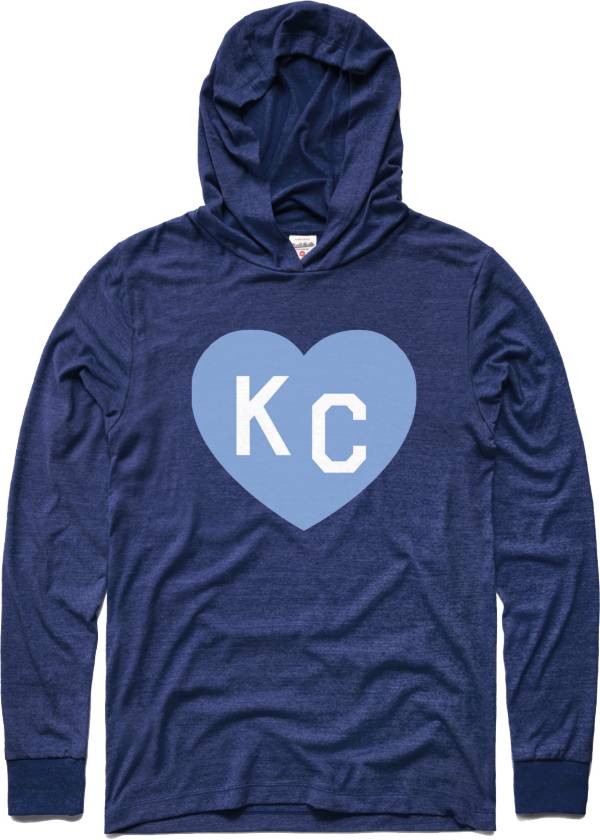 Charlie Hustle KC Heart Tee Light Blue