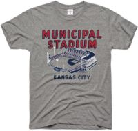 Charlie Hustle Kansas City Monarchs T-Shirt - Grey Small, Men's