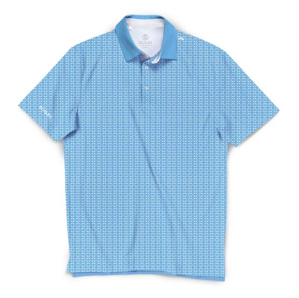 SCALES Men's Nautical Sail Golf Polo product image