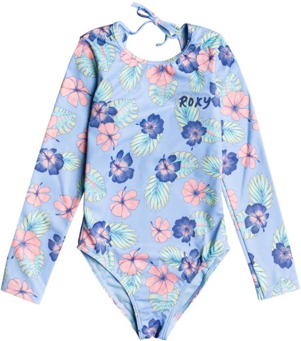 Roxy Girls' Good Emotions Long Sleeve UPF 50 Rash Guard