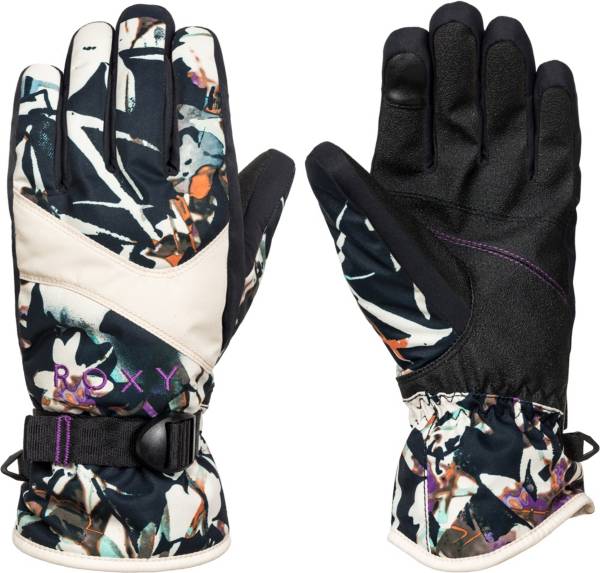 Roxy Womens Jetty Snow Mitt Gloves Winter Accessory Set 