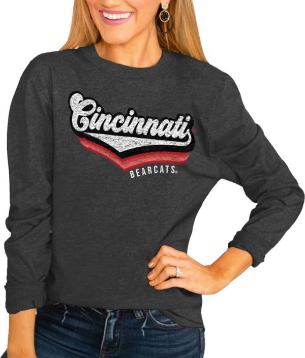 Gameday Couture Women's Cincinnati Bearcats Grey Varsity Vibes Long Sleeve T-Shirt