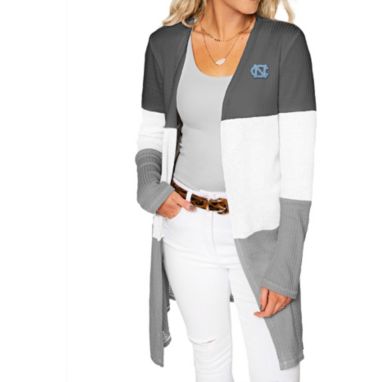 sorry, Gameday Couture North Carolina Tar Heels Grey Colorblock Cardigan is currently out of stock
