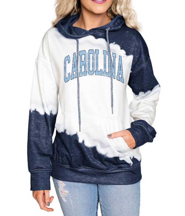 Gameday Couture North Carolina Tar Heels Navy Dip Dye Pullover Hoodie