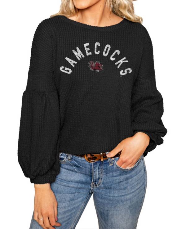 Gameday Couture South Carolina Gamecocks Black Bubble Long Sleeve Shirt