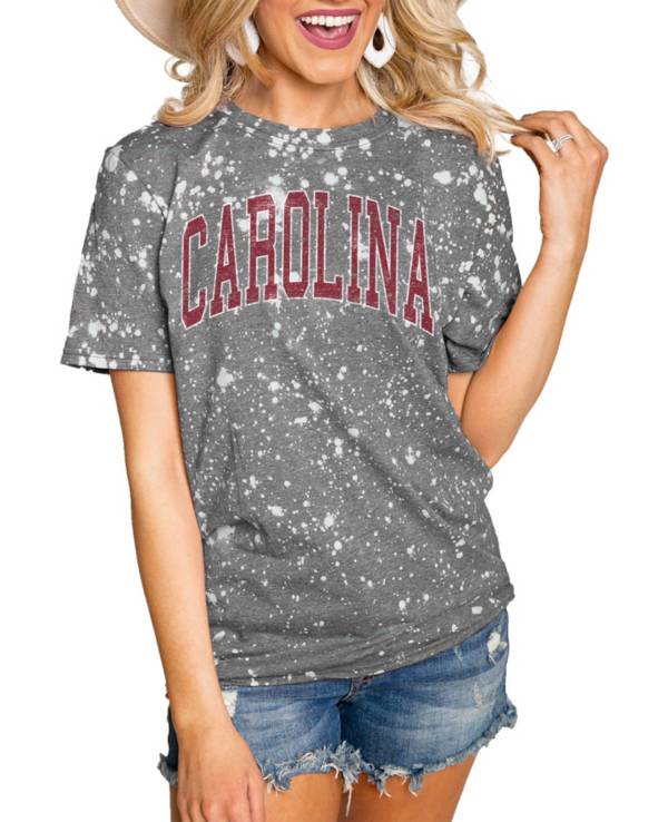 Gameday Couture South Carolina Gamecocks Grey Bleached T-Shirt