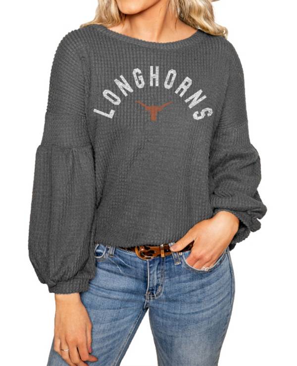 Gameday Couture Texas Longhorns Grey Bubble Long Sleeve Shirt product image