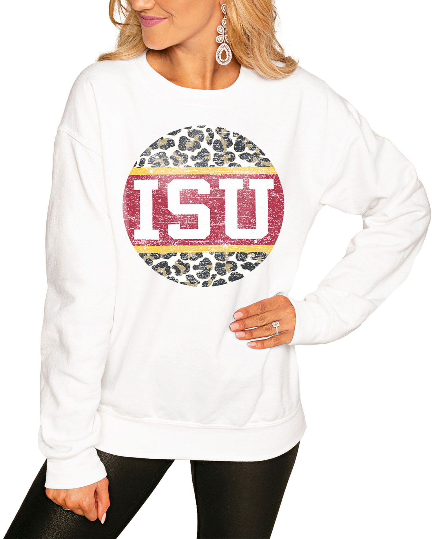 white iowa state sweatshirt