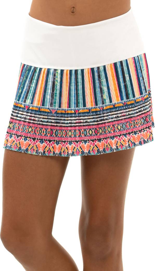 Lucky In Love Girls' Borderline Pleated Skirt product image
