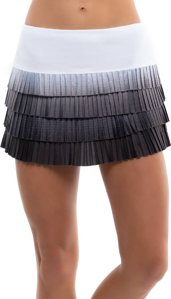 Lucky In Love Women's Ombre Pleated Tennis Skirt