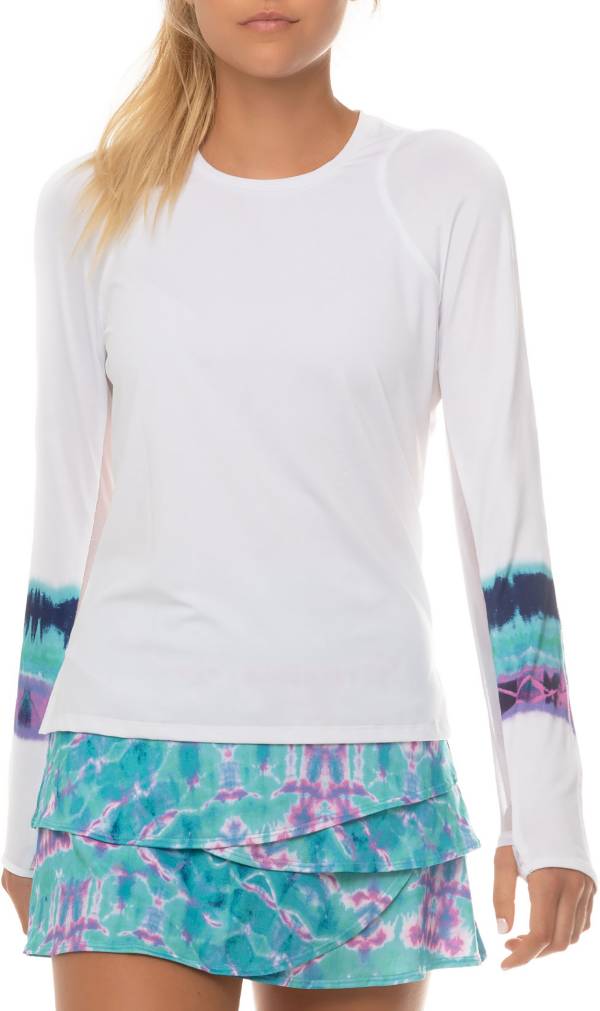 Lucky In Love Women's Tie Dye For Long Sleeve Shirt