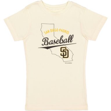 sorry, Soft As A Grape Youth San Diego Padres Tan Jersey T-Shirt is currently out of stock