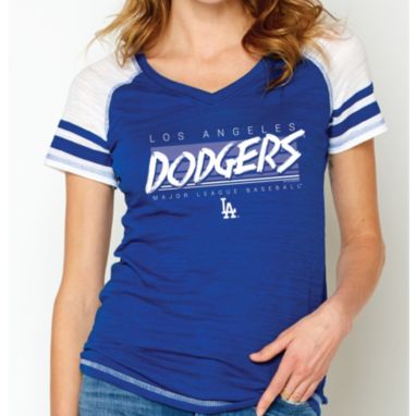 sorry, Soft As A Grape Women's Los Angeles Dodgers Royal V-Neck T-Shirt is currently out of stock