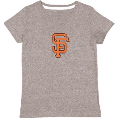 sorry, Soft As A Grape Women's San Francisco Giants Grey V-Neck T-Shirt is currently out of stock