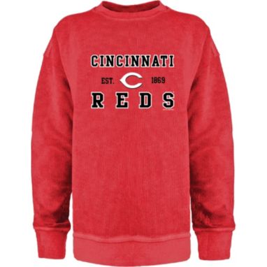 sorry, Soft As A Grape Women's Cincinnati Reds Red Crew Pullover Sweater is currently out of stock