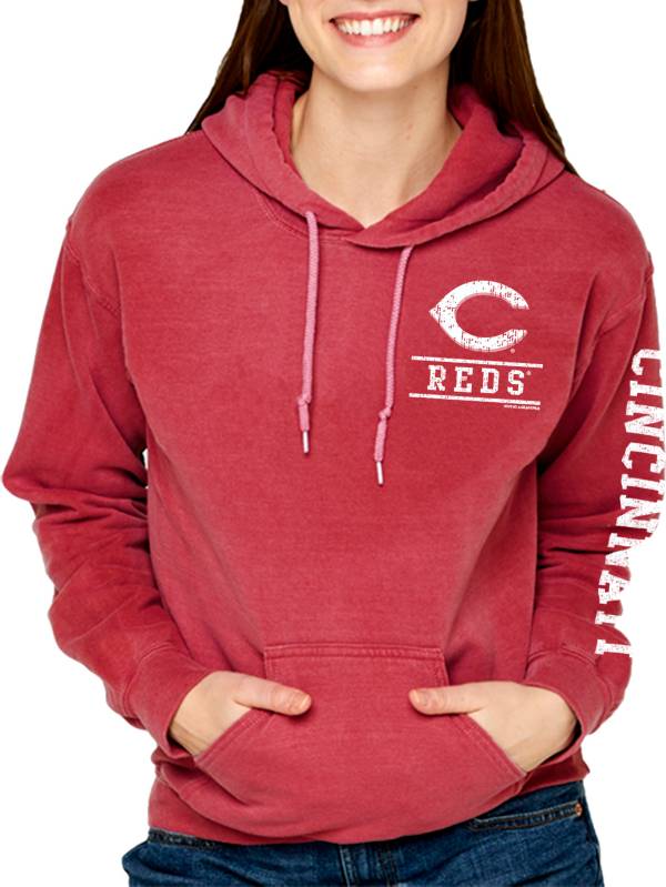 Soft As A Grape Women's Cincinnati Reds Red Hoodie