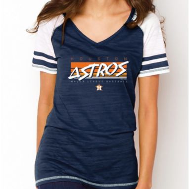sorry, Soft As A Grape Women's Houston Astros Navy V-Neck T-Shirt is currently out of stock