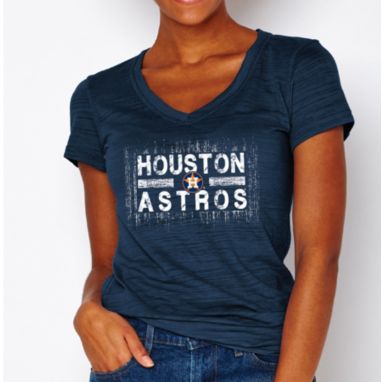 sorry, Soft As A Grape Women's Houston Astros Navy V-Neck T-Shirt is currently out of stock