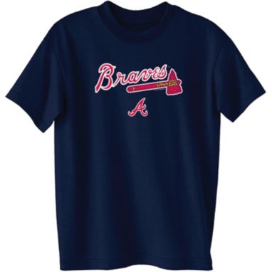 sorry, Soft As A Grape Youth Atlanta Braves Navy Wordmark T-Shirt is currently out of stock