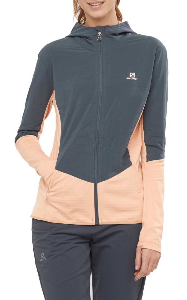 Salomon Women's Outline All Sea Hybrid Midlayer Jacket