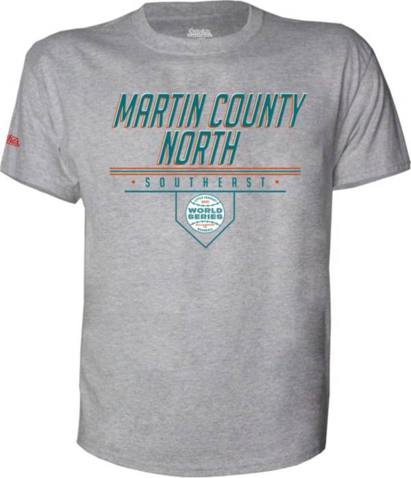 Stitches Men's 2021 Little League Baseball World Series Southeast Region Grey Runner Up T-Shirt
