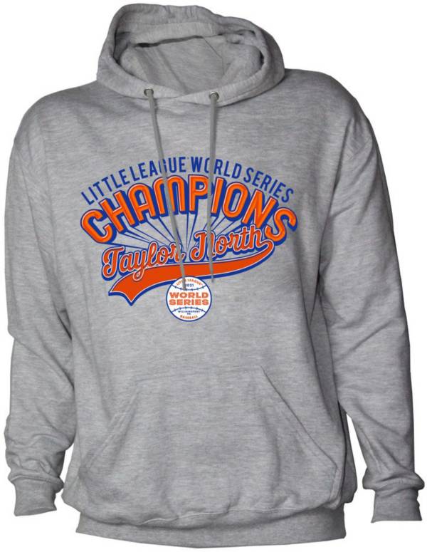 Stitches Adult 2021 Little League Baseball World Series Champions Taylor North Grey Hoodie