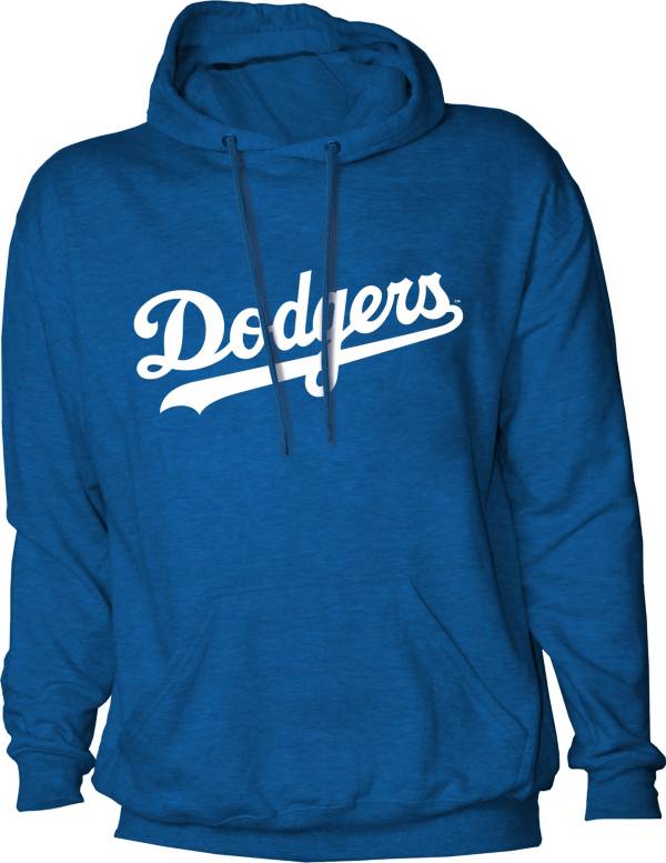 Stitches Men's Los Angeles Dodgers Dodger Blue Pullover Hoodie