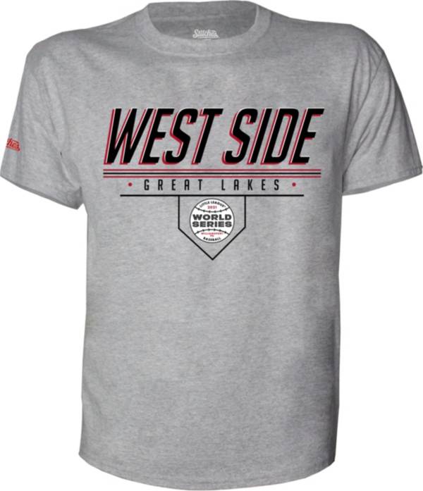 Stitches Youth 2021 Little League Baseball World Series Great Lakes Region Grey Runner Up T-Shirt