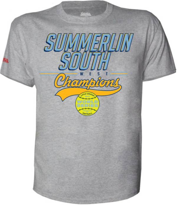 Stitches Youth 2021 Little League Softball World Series Summerlin West Region Champions T-Shirt product image