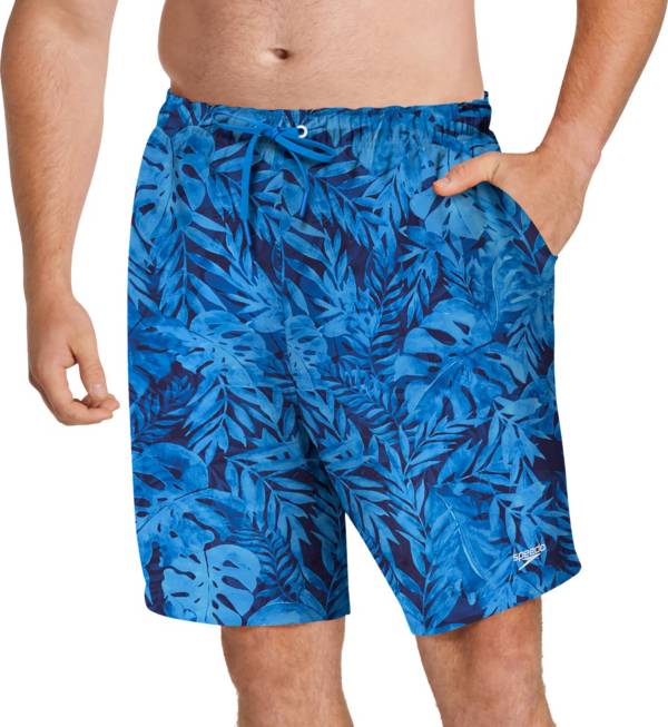 Speedo Men's Layered Jungle Redondo Edge 22” Volley Shorts (Big & Tall)