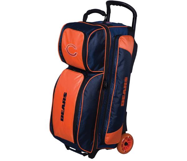 Strikeforce NFL Chicago Bears Triple Ball Roller Bowling Tote Bag