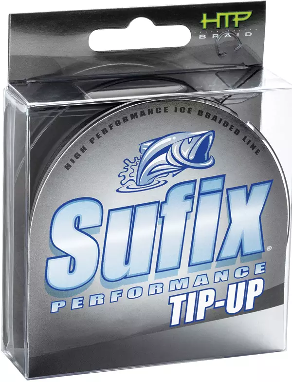 Sufix Performance Tip-Up Ice Braid - Black - 50 lb.