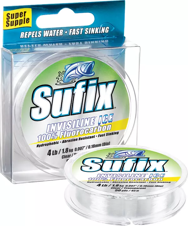 Sufix Invisiline Fluorocarbon Leader 33-Yards Leader Wheel Fishing Line  (Clear, 15-Pound) - Yahoo Shopping
