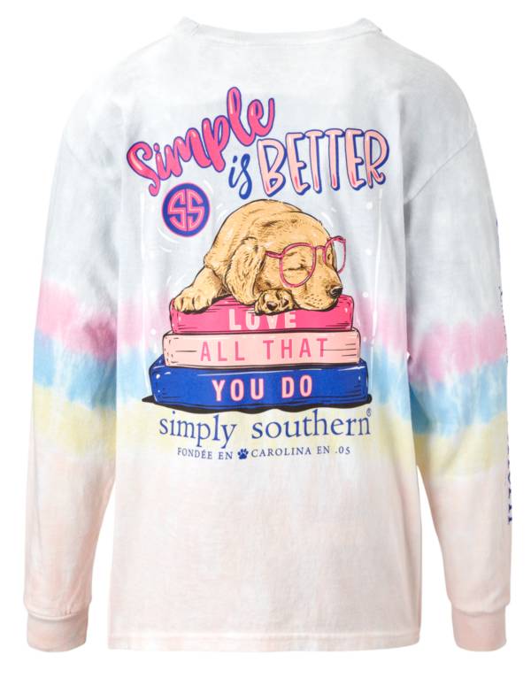 Simply Southern Girls' Long Sleeve Simple Is Better Graphic T-Shirt product image