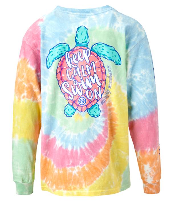 Simply Southern Girls' Long Sleeve Swim Graphic T-Shirt product image