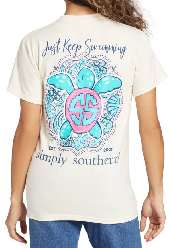Simply Southern Women's Swimming Graphic T-Shirt product image
