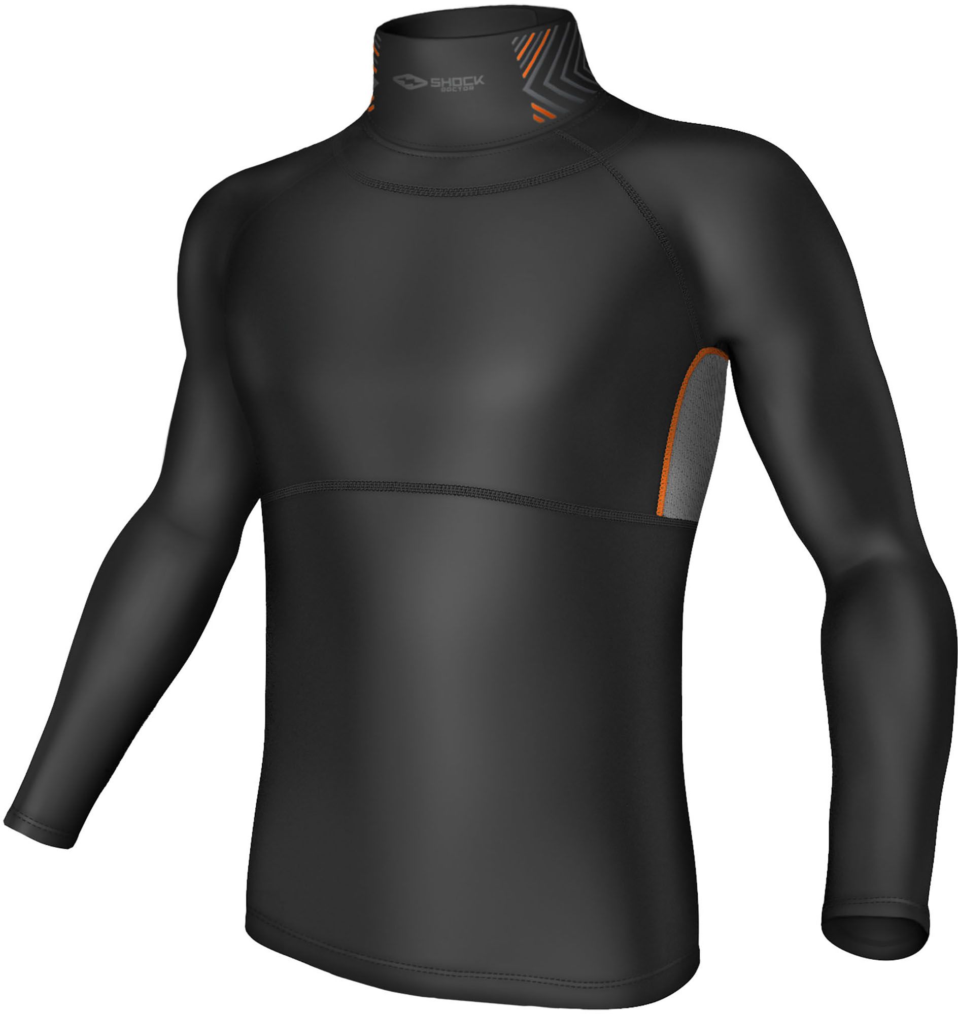 Shock Doctor Men's Ultra Compression Hockey Long Sleeve Shirt with Neck Guard product image