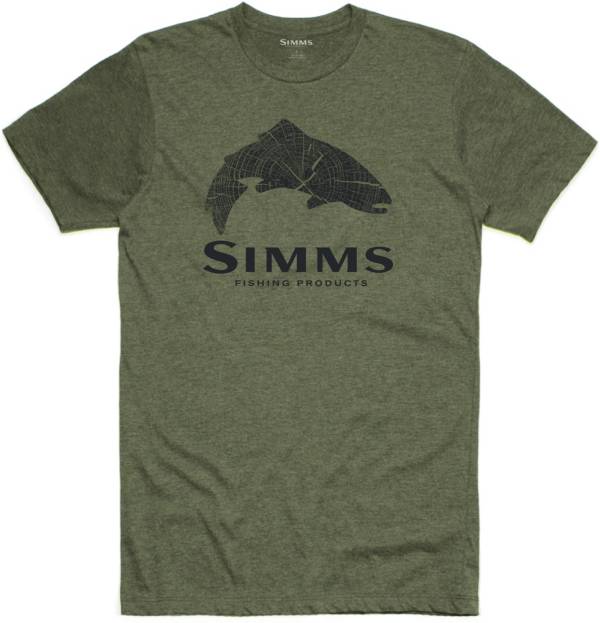 Simms Wood Trout Fill Short Sleeve Graphic T-Shirt product image