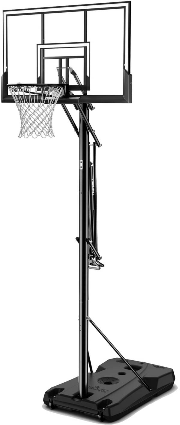 Spalding 52" Performance Acrylic AccuGlide Portable Basketball Hoop