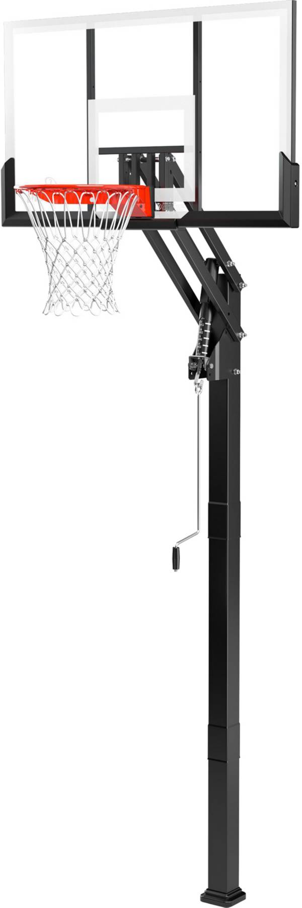 Spalding 54" Performance Acrylic UTurn InGround Basketball Hoop