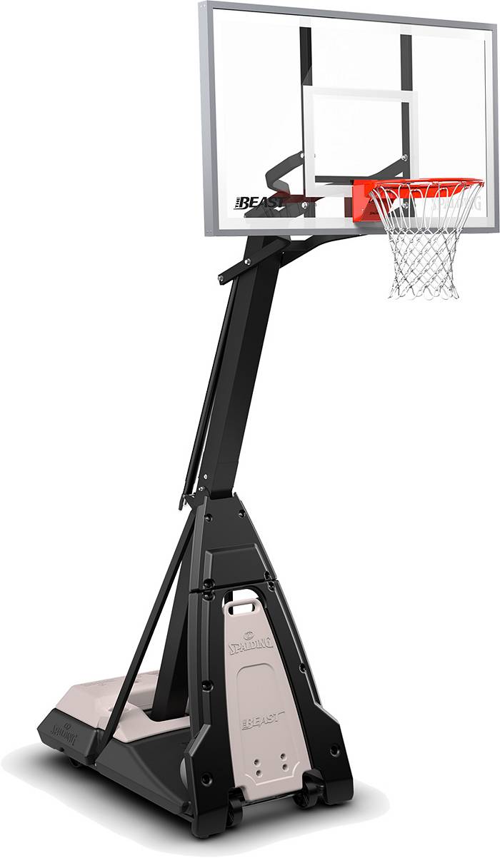 Spalding 54 Glass Ultimate Hybrid Portable Basketball Hoop