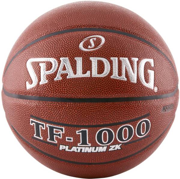Spalding TF-1000 Platinum ZK Indoor Game Basketball 29.5”