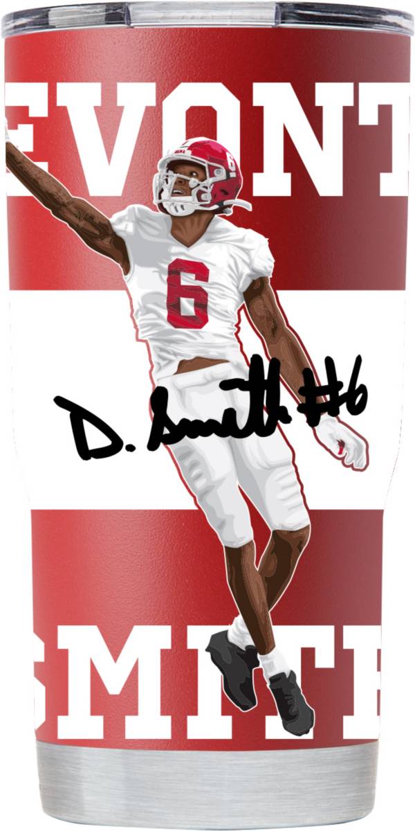 Gametime SideKicks Alabama Crimson Tide DeVonta Smith Stainless Steel 20 oz. Tumbler