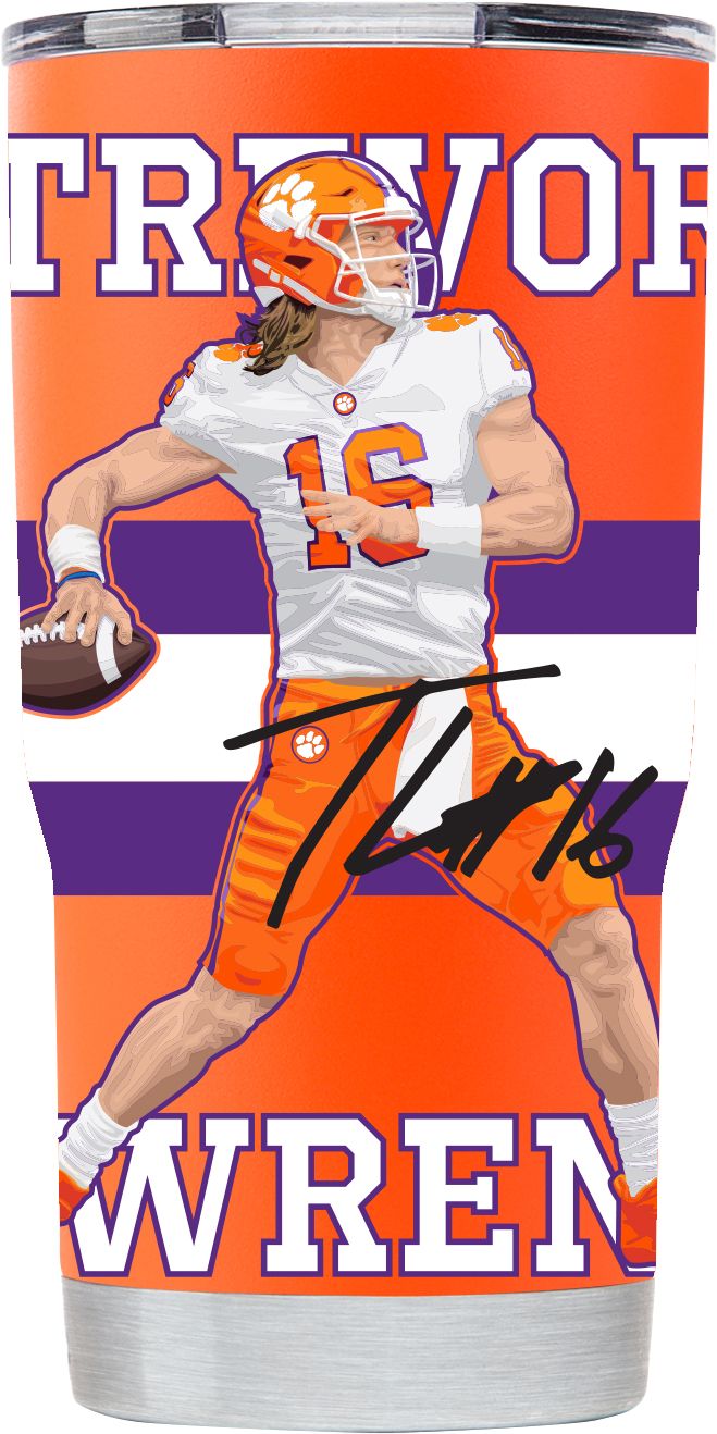 Gametime SideKicks Clemson Tigers Trevor Lawrence Stainless Steel 20 oz. Tumbler product image
