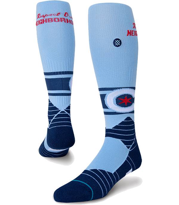 Stance Men's Chicago Cubs Blue 2021 City Connect Socks