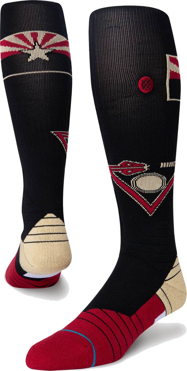 Stance Men's Arizona Diamondbacks 2021 City Connect On Field Over the Calf  Socks