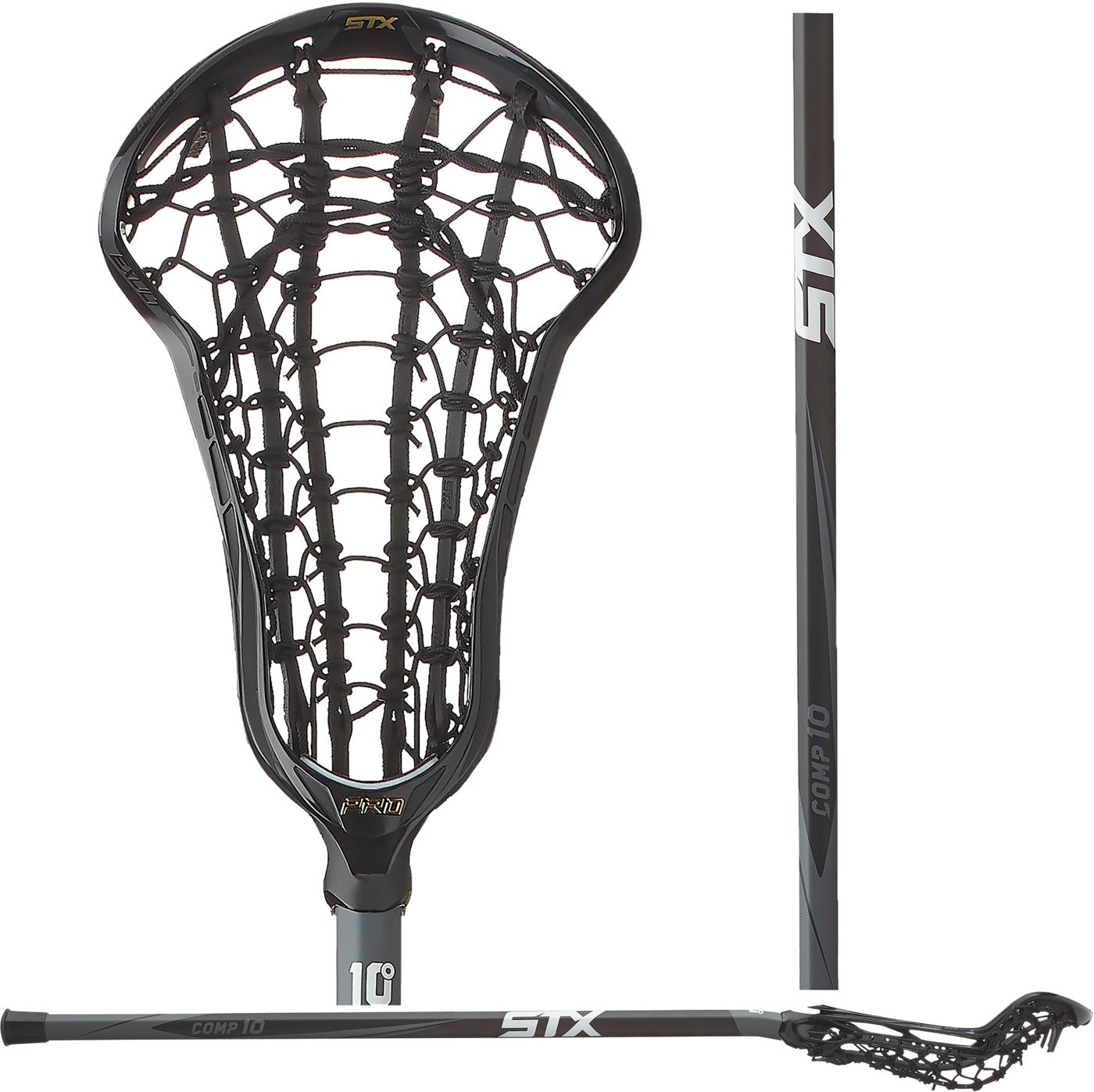 Comp 10™ Handle outlets lacrosse stick shaft only STX