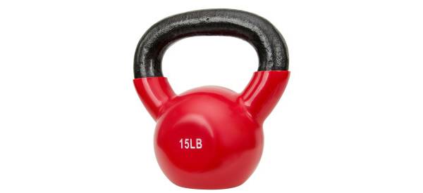 Sunny Health & Fitness Vinyl Coated Kettlebell